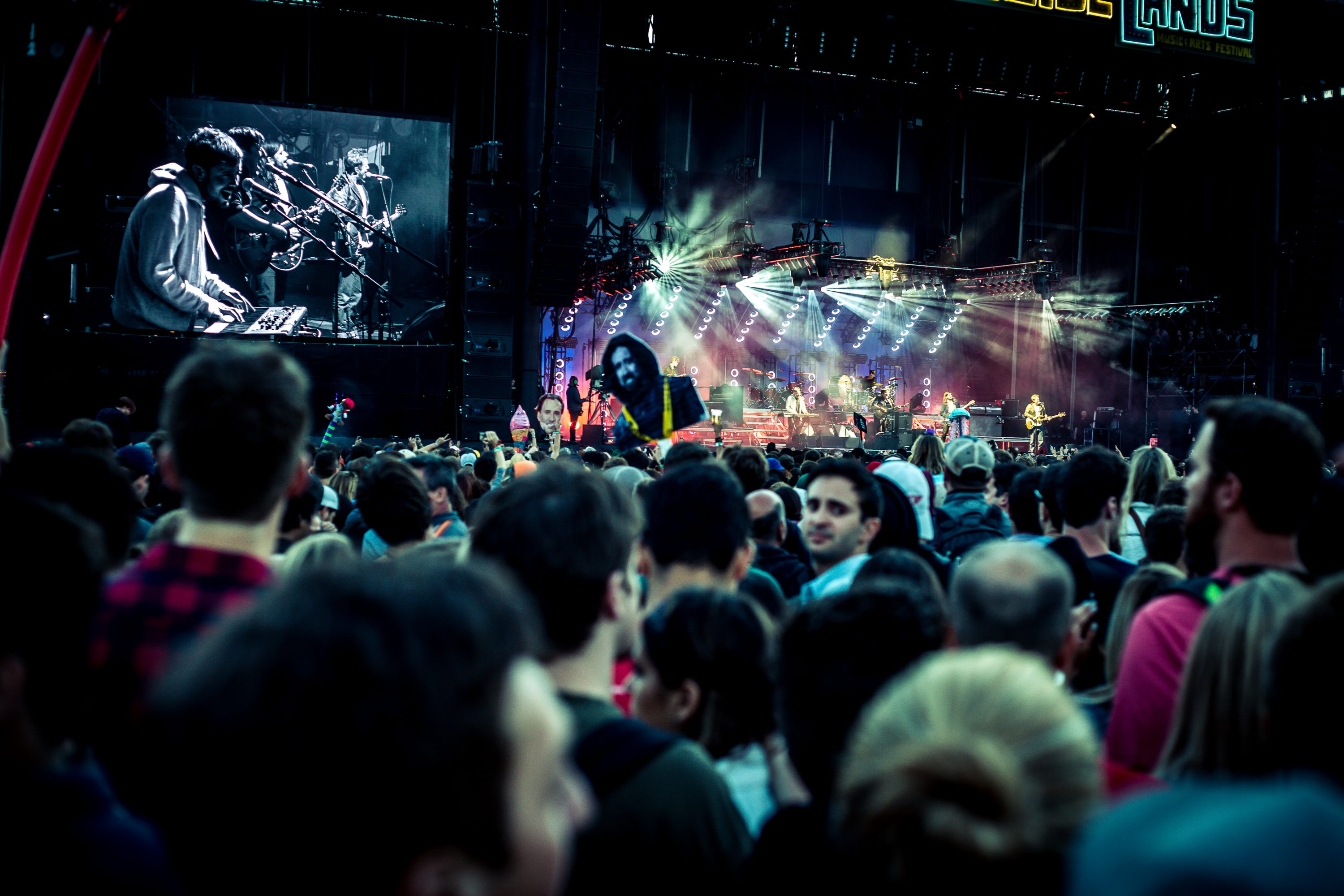 OSL music festival crowd in Oakland, CA