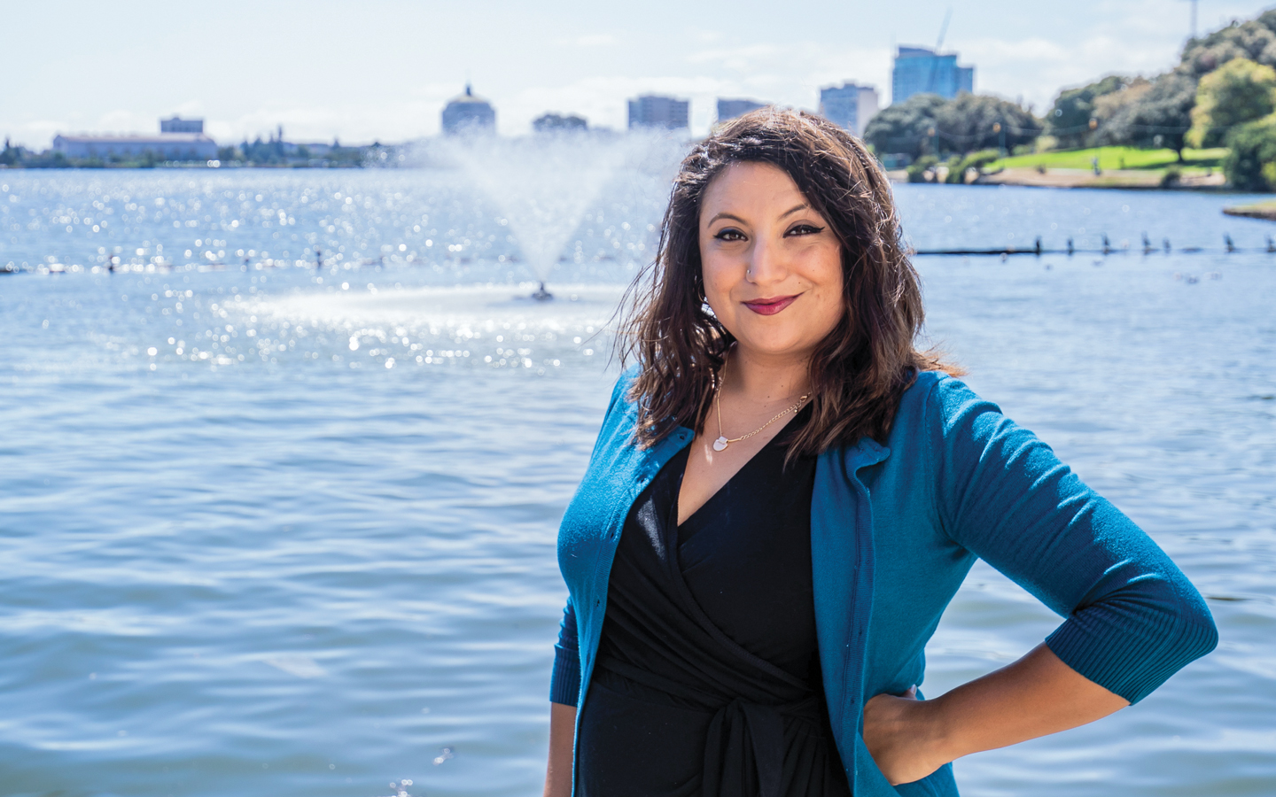 former Holy Names University student Leila Abu-hijleh