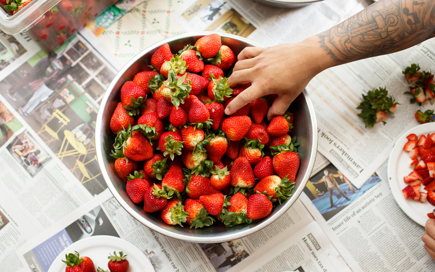 strawberries