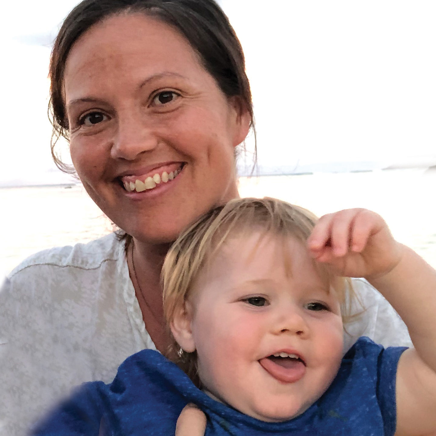 Stephanie Silva and her son