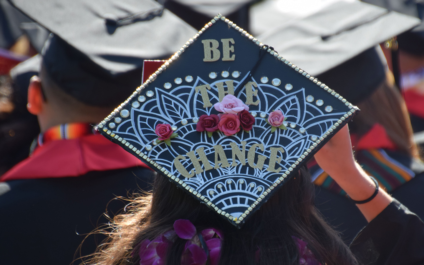 be the change graduation cap at HNU graduation